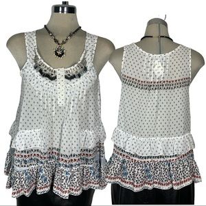 *NEW* Charlotte Russe Designer Embellish Top Size S